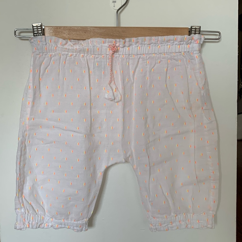 Kids drop crop shorts